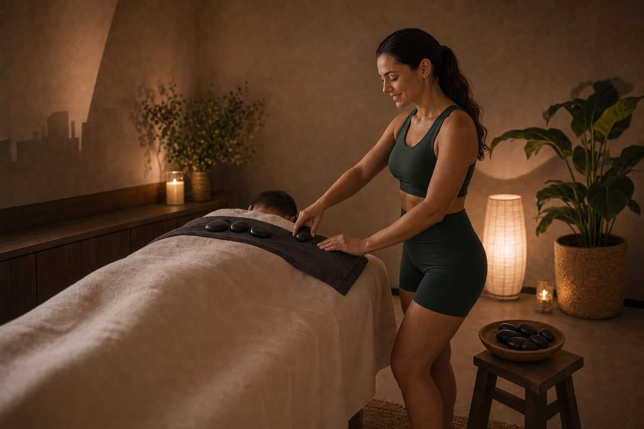 Stone Reset — три этапа SPA-программы 4ROOMS, кадр 1